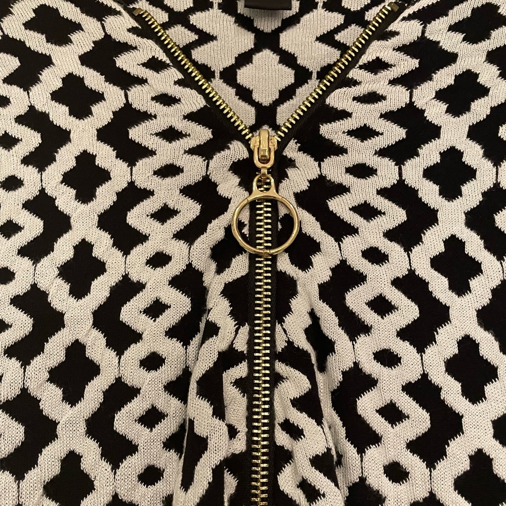 INC Black/White dress